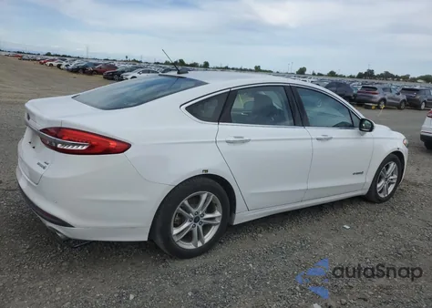 2018 Ford Fusion Se Hybrid z USA, uszkodzony, nr VIN 3FA6P0LU2JR171537